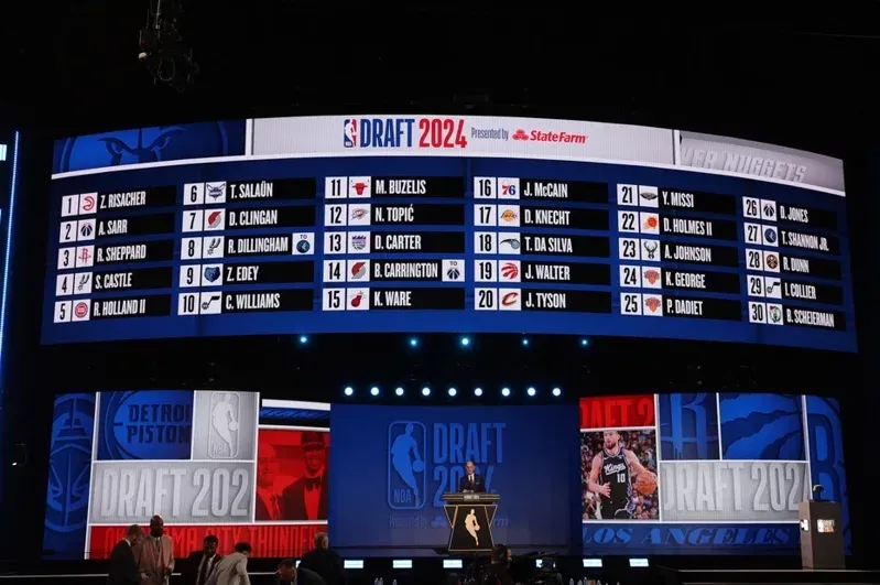 Complete Results of the 2024 NBA Draft First Round